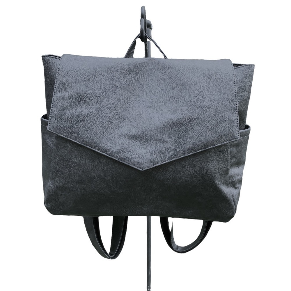 NWOT Thirty-One Black Faux Leather Backpack
